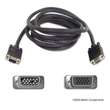 Pro Series SVGA Monitor Extension Cable, 10 Ft, Black